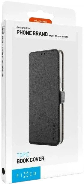 Etui z klapką Fixed Topic na Xiaomi Redmi Note 14 Czarne (FIXTOP-1411-BK) - obraz 7