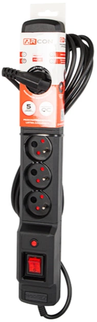 Фільтр мережевий Armac M6 5 м Чорний (5904722197787) - зображення 2