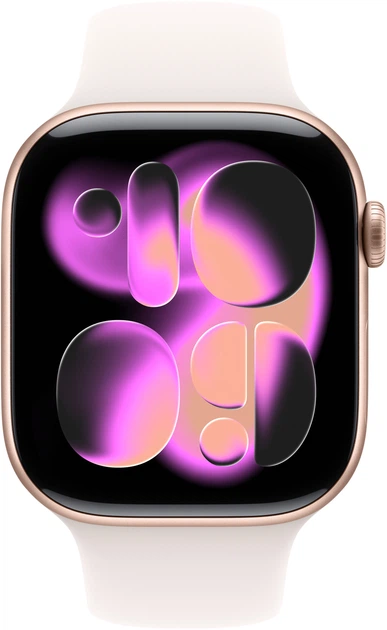 Smartwatch Apple Watch Series 11&nbsp;GPS + Cellular 42mm Rose Gold Aluminium Case with Light Blush Sport Band S/M (MF8E4) - obraz 2