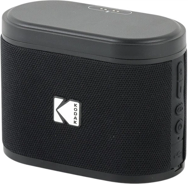 Głośnik przenośny Kodak Soundbrix Bluetooth 5W 2 szt. Bass Black (4895218340651) - obraz 4
