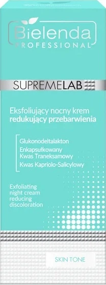 Нічний крем для обличчя Bielenda Professional Supremelab Skin Tone для зменшення пігментації 50 мл (5902169062163) - зображення 2