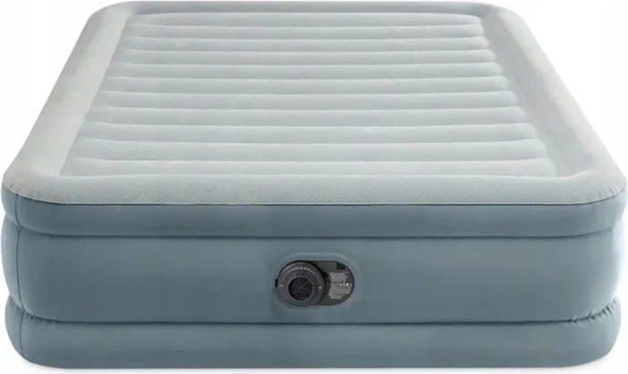 Матрац надувний двомісний Intex із вбудованим електронасосом 203x152x46 см 64824 (6941057430850) - зображення 2