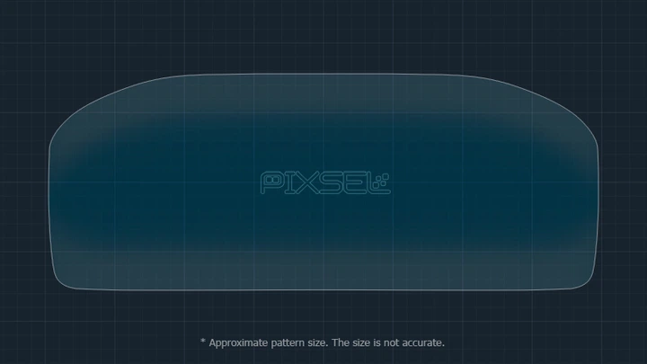 Захисне скло Pixsel на панель приладів KIA STONIC - 11.2“ 2022 - (гібридне глянець) - изображение 3