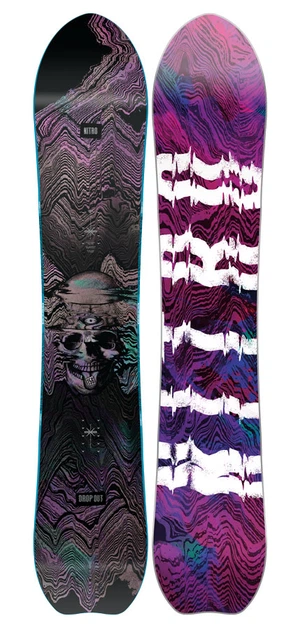 Сноуборд Nitro DROPOUT 159 Grey/Violet (830545) - Фото 1 Сноуборд Nitro DROPOUT 159 Grey/Violet (830545) - зображення 1