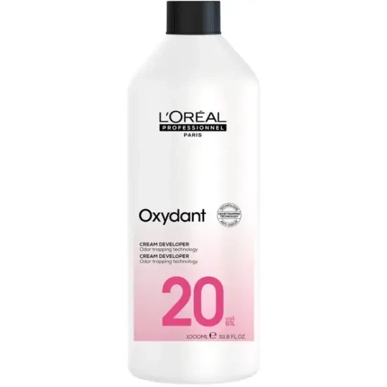 Окислювач проявник для фарби L'Oreal Professionnel Oxydant Cream Developer 6% 20 Vol 1 л - Фото 1 Окислювач проявник для фарби L'Oreal Professionnel Oxydant Cream Developer 6% 20 Vol 1 л - изображение 1
