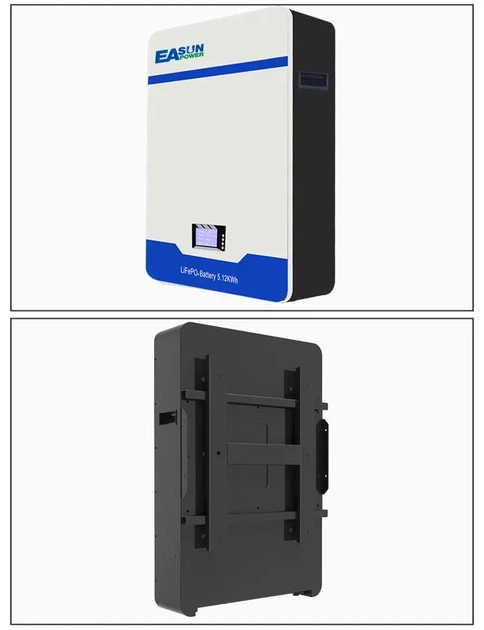 Акумулятор EASUN Powerwall 48v Lifepo4 51.2v, 6000+ циклів 485 CAN BMS - Фото 4 Акумулятор EASUN Powerwall 48v Lifepo4 51.2v, 6000+ циклів 485 CAN BMS - зображення 4