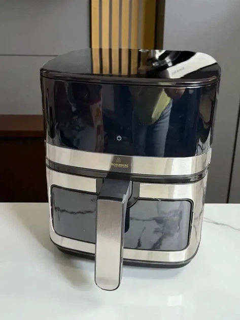 Аерофритюрниця Crownberg CB-5552 5,5 л 2000 Вт сенсорна мультипіч без масла - изображение 11