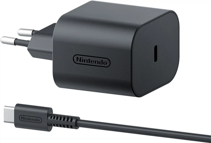 Адаптер живлення / зарядний пристрій Nintendo Switch 2 AC Adapter Black - Фото 2 Адаптер живлення / зарядний пристрій Nintendo Switch 2 AC Adapter Black - зображення 2
