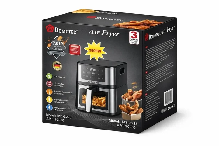 Аэрофритюрница DOMOTEC Air Fryer MS-3225 - изображение 2