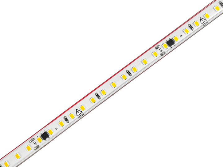 Світлодіодна стрічка 2835-120led-11х5.5mm-220V 9W/m IP65 нейтрально білий (50м у бабіні) #17-NW AVT - зображення 3