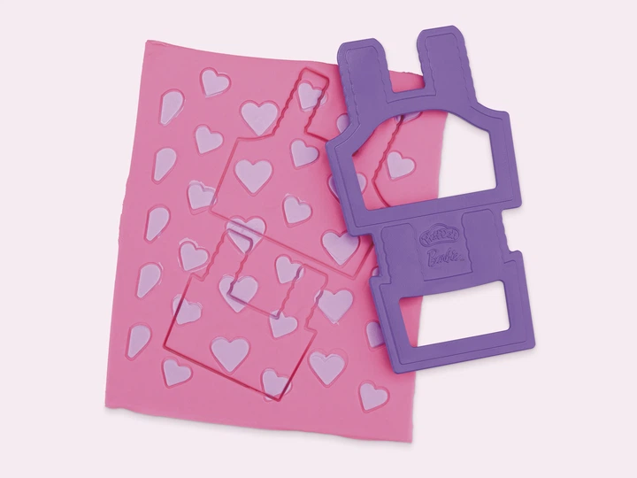 Набір для творчості з масою для ліплення Hasbro Play-Doh Barbie Серця та волосся (5010996315670) - зображення 5