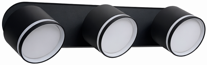 Светильник точечный поворотный Berger 3037-DL-3 Black GX53 max 3x13 Вт - изображение 3