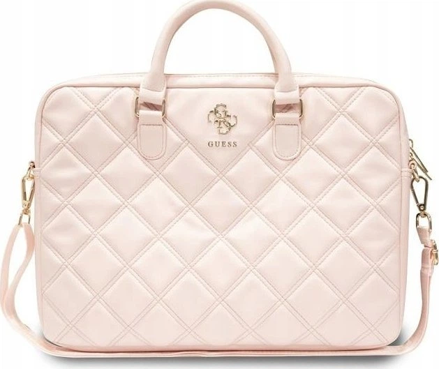 Сумка для ноутбука Guess Quilted 4G 16" Pink (GUCB15ZPSQSSGP) - зображення 2