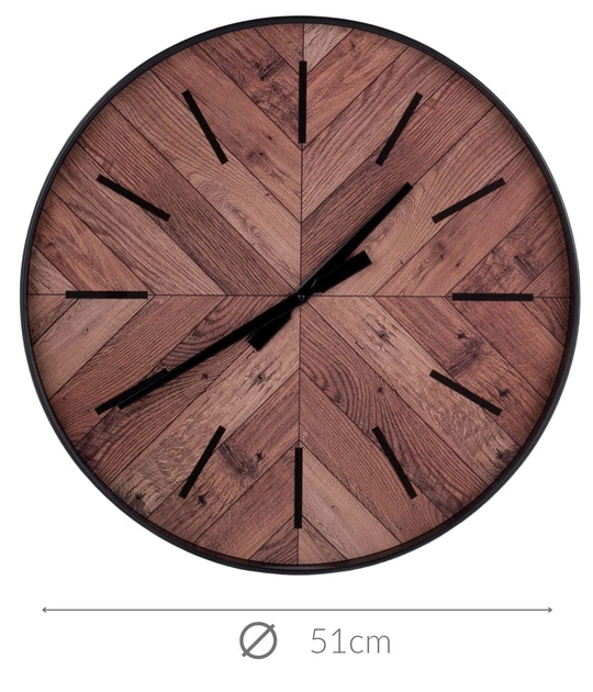 Настінний годинник Vilde 51 см (8721037036955) - зображення 4