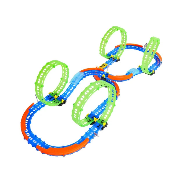 Zestaw do zabawy Ramiz ZKT.89939 Tor wyścigowy świecący w ciemności 86 elementów (5903864988963) - obraz 5