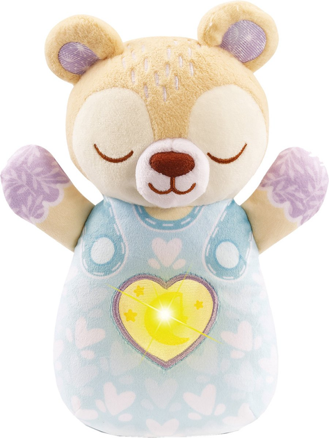 М'яка іграшка для сну Vtech Ведмедик з країни мрій (датська мовна версія) (3417765398230) - зображення 2