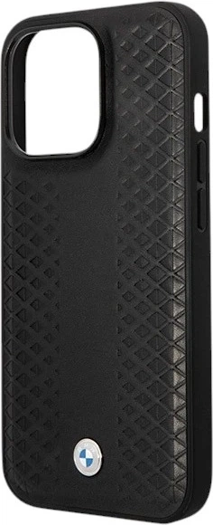 Etui plecki BMW Leather Diamond Pattern do Apple iPhone 14 Pro Black (3666339066543) - obraz 6