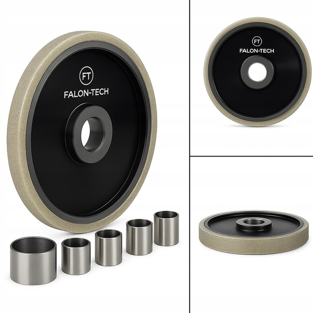 Алмазный шлифовальный круг 150×32×25 мм с редукторами Falon-Tech FT6550 - Фото 2 Алмазный шлифовальный круг 150×32×25 мм с редукторами Falon-Tech FT6550 - изображение 2