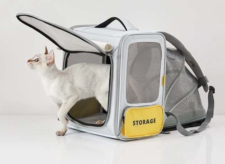 Рюкзак-переноска Petkit Breezy xZone Pet Carrier Grey (P7703) - изображение 2