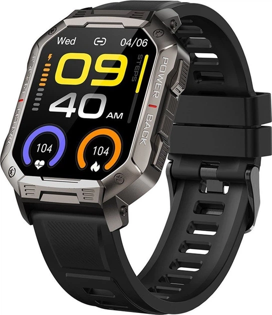 Smartwatch Kumi U3 Pro Grey (KU-U3P/BK) - obraz 2