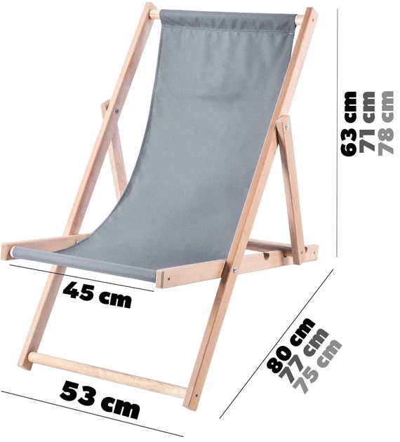 Журнальний столик + 2 шезлонга Kadax Anjouin K12317 - зображення 5