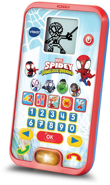 Інтерактивний смартфон Vtech Павук та його чудові друзі (датська мовна версія)(3417765544231) - зображення 3