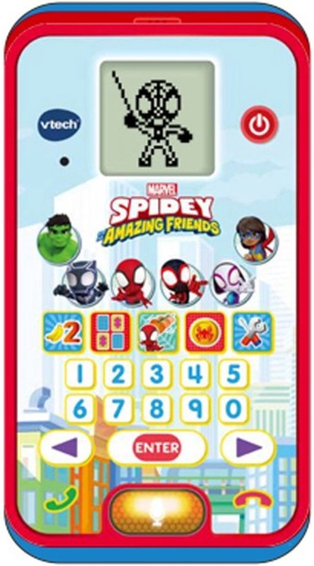 Інтерактивний смартфон Vtech Павук та його чудові друзі (датська мовна версія)(3417765544231) - зображення 4
