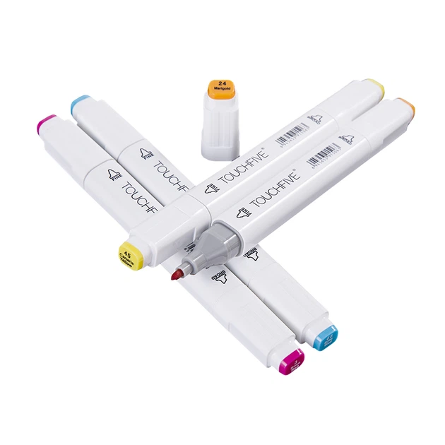 Набір маркерів двосторонніх спиртових TOUCHFIVE PRO 80 шт 56332 (5904041107146) - зображення 3