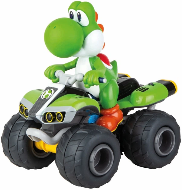 Радіокерований квадроцикл Carrera Mario Kart YOSHI 1:20 (9003150148951) - зображення 3