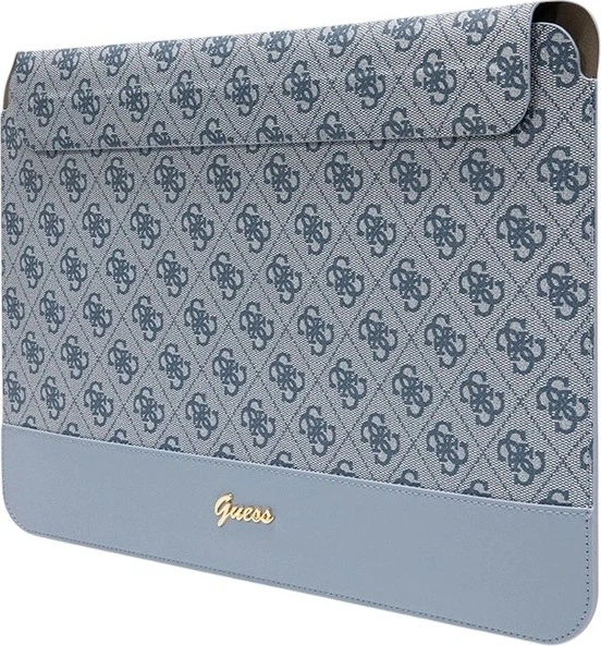 Etui na laptopa Guess 4G Stripe Metal Logo 14" Blue (3666339110857) - obraz 2