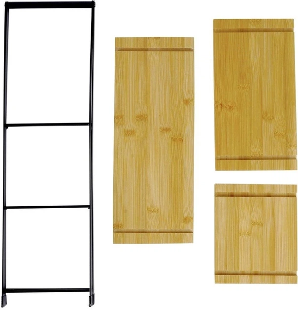 Patera Excellent Houseware bambusowa 3-piętrowa 38 x 16.5 x 53 cm (8720573221467) - obraz 6