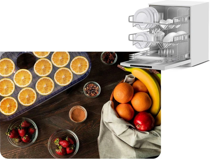 Сушарка для овочів і фруктів Berdsen BD-690 Срібляста - зображення 4