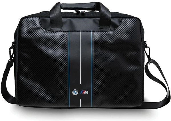 Сумка для ноутбука BMW Carbon Blue Stripes 16" Black (BMCB15COMSCAKL) - зображення 2