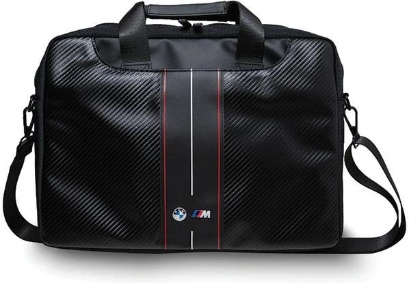 Сумка для ноутбука BMW Carbon Red Stripes 16" Black (BMCB15COMSCAKR) - зображення 2