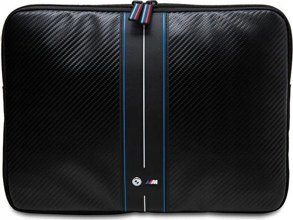 Чохол для ноутбука BMW Sleeve Carbon Blue Stripes 16" Black (BMCS16COMSCAKL) - зображення 2