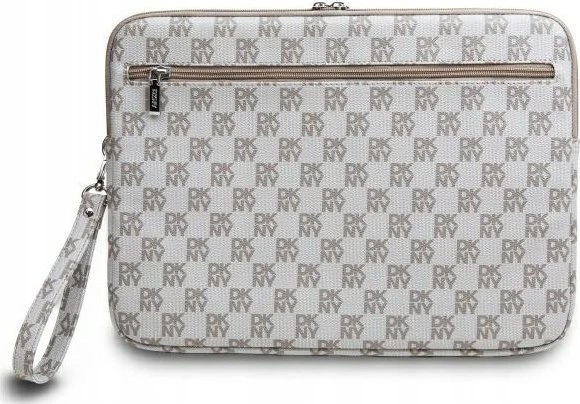Etui na laptopa DKNY Sleeve Checkered Pattern Printed Stripes 14" Beige (DKCS14PVSHLE) - obraz 3