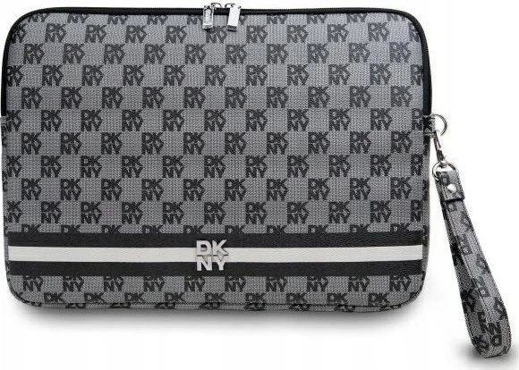 Etui na laptopa DKNY Sleeve Checkered Pattern Printed Stripes 14" Black (DKCS14PVSHLK) - obraz 2
