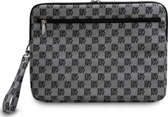 Etui na laptopa DKNY Sleeve Checkered Pattern Printed Stripes 14" Black (DKCS14PVSHLK) - obraz 3