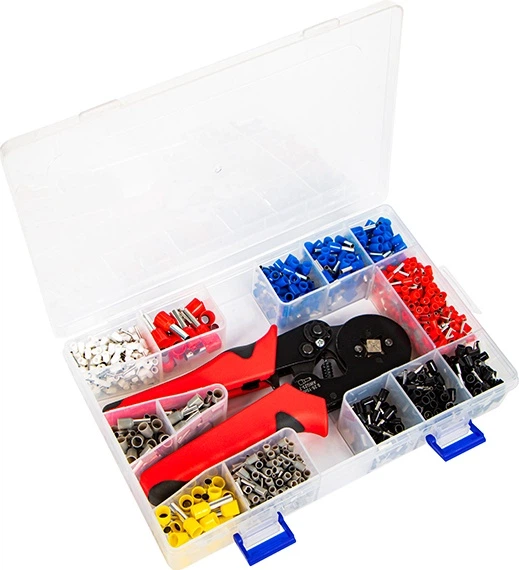 Затискач для втулкових наконечників Xtreme YAC-8 + набір конекторів 1200 шт. (5902062063427) - зображення 2