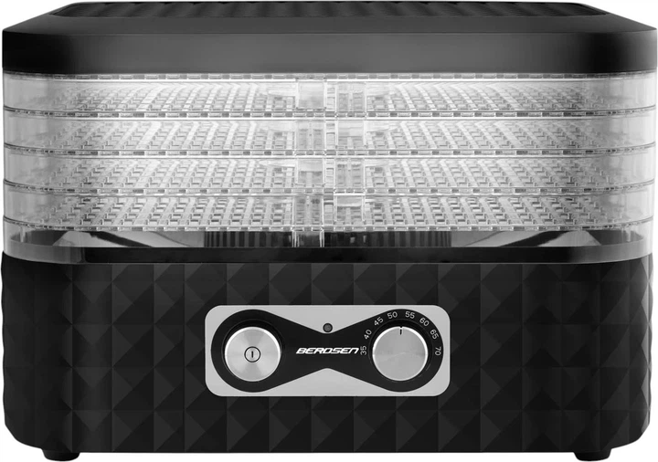 Сушарка для овочів і фруктів Berdsen BD-692 Чорна - зображення 2