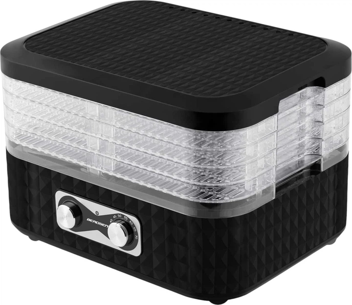 Сушарка для овочів і фруктів Berdsen BD-692 Чорна - зображення 3