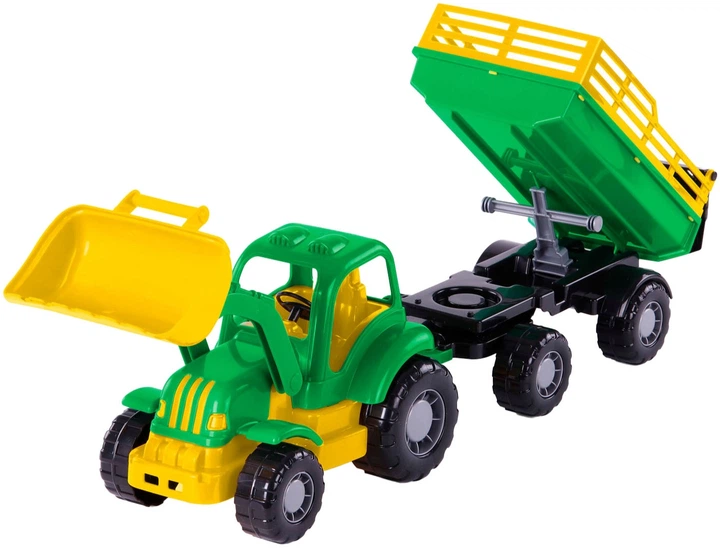 Klasyczny traktor Cavallino z wywrotką 66 cm (8719214075514) - obraz 2