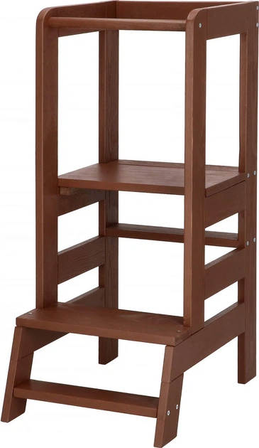 Podest Springos Pomocnik kuchenny dla dzieci 90 cm Brązowy (5907719419923) - obraz 2