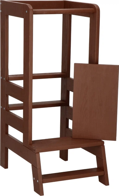 Podest Springos Pomocnik kuchenny dla dzieci 90 cm Brązowy (5907719419923) - obraz 6