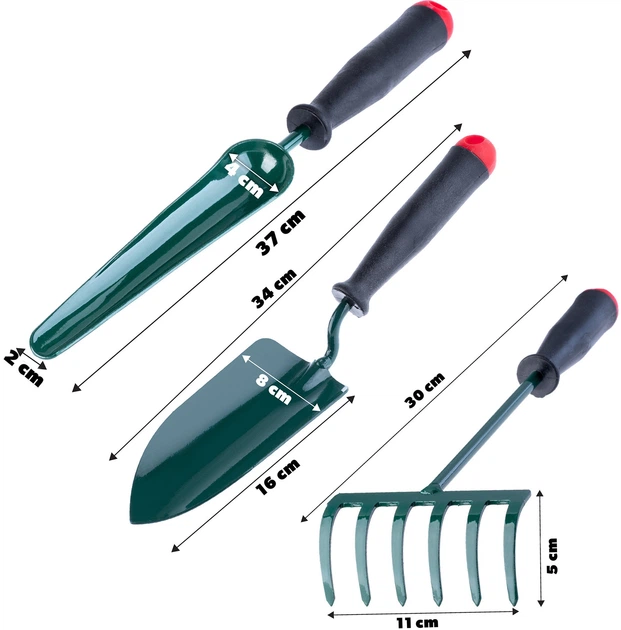 Набір садових інструментів Kadax K9869 - зображення 3