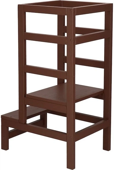 Podest kuchenny Springos dla dzieci 4-poziomowy 90 cm Brązowy (5907719420561) - obraz 5