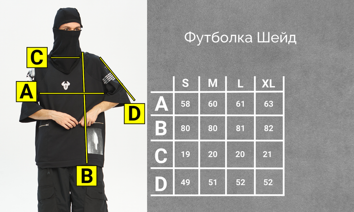 Футболка чоловіча подовжена зі щільного куліру Шейд TUR Чорна M - Фото 10 Футболка чоловіча подовжена зі щільного куліру Шейд TUR Чорна M - зображення 10