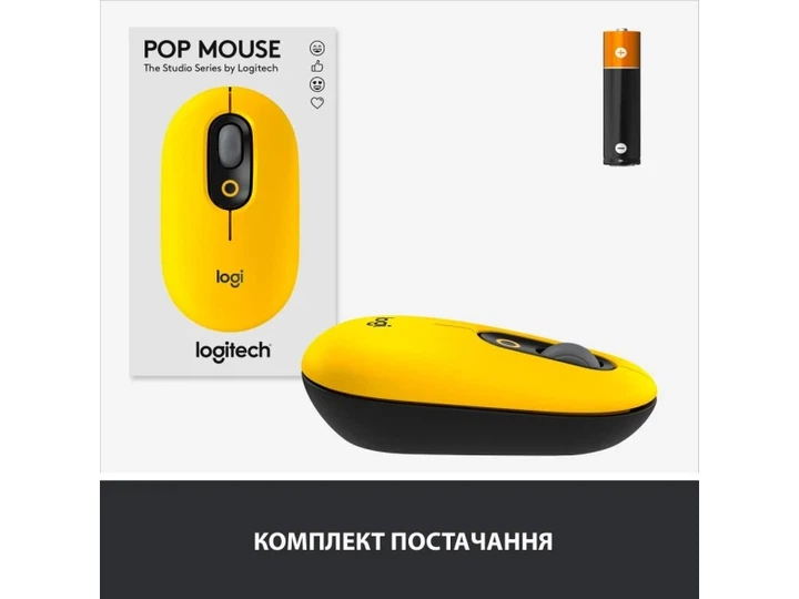 Миша Logitech POP Bluetooth Blast Yellow (910-006546) - зображення 7