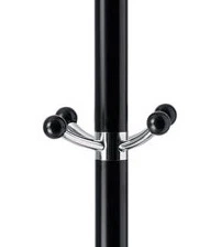 Wieszak na ubrania Massido stojący z marmurową podstawą 176 cm Czarny 684100 (5903890613389) - obraz 3