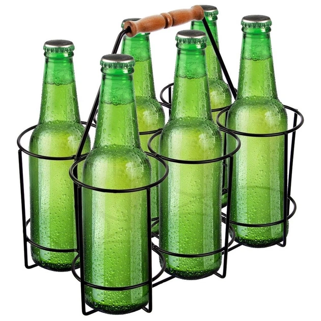 Skrzynka na butelki Orion Radka metalowa na 6 butelek (8592381165512) - obraz 2